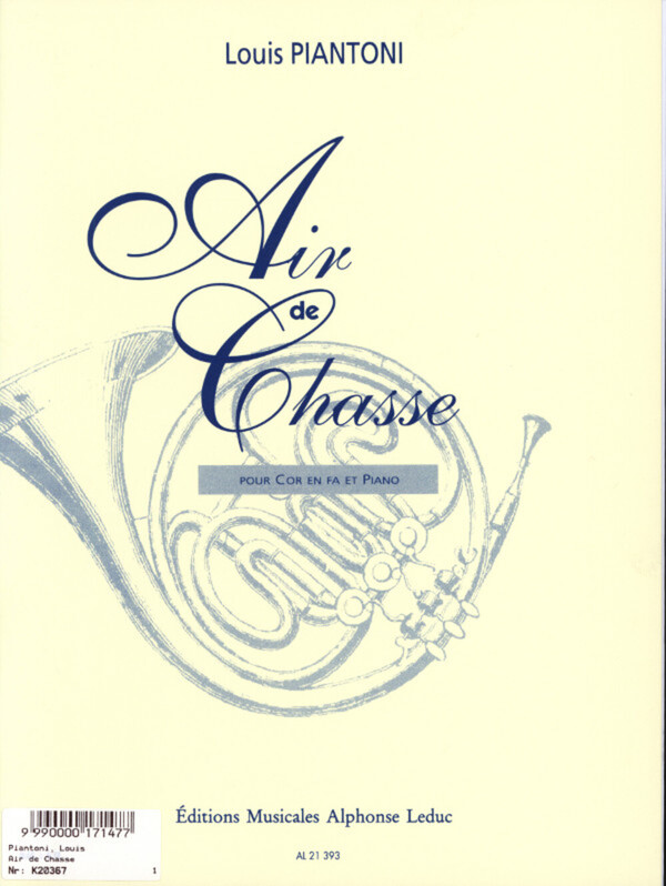Piantoni, Louis Air de Chasse für Horn + Klavier