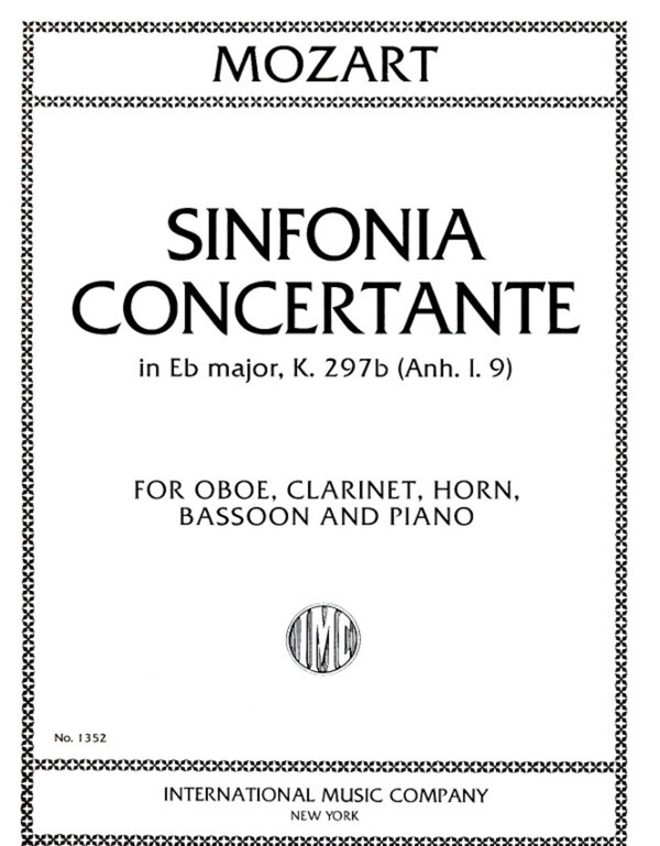 Mozart, W.A. (Philipp) Sinfonia concertante KV 297b/Anh.9 für Oboe
