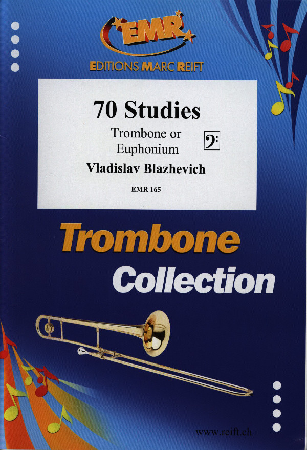 Blazhevich, Vladislav 70 Studies für Posaune (Euphonium) Solo