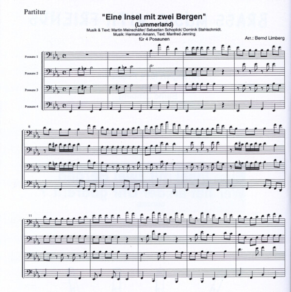 Eine Insel Mit Zwei Bergen Limberg, Bernd (arr.) - Eine Insel mit zwei Bergen - Wer hat an der Uhr